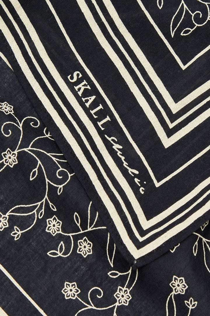 Skall Studio - Classic Scarf Black Oatmeal