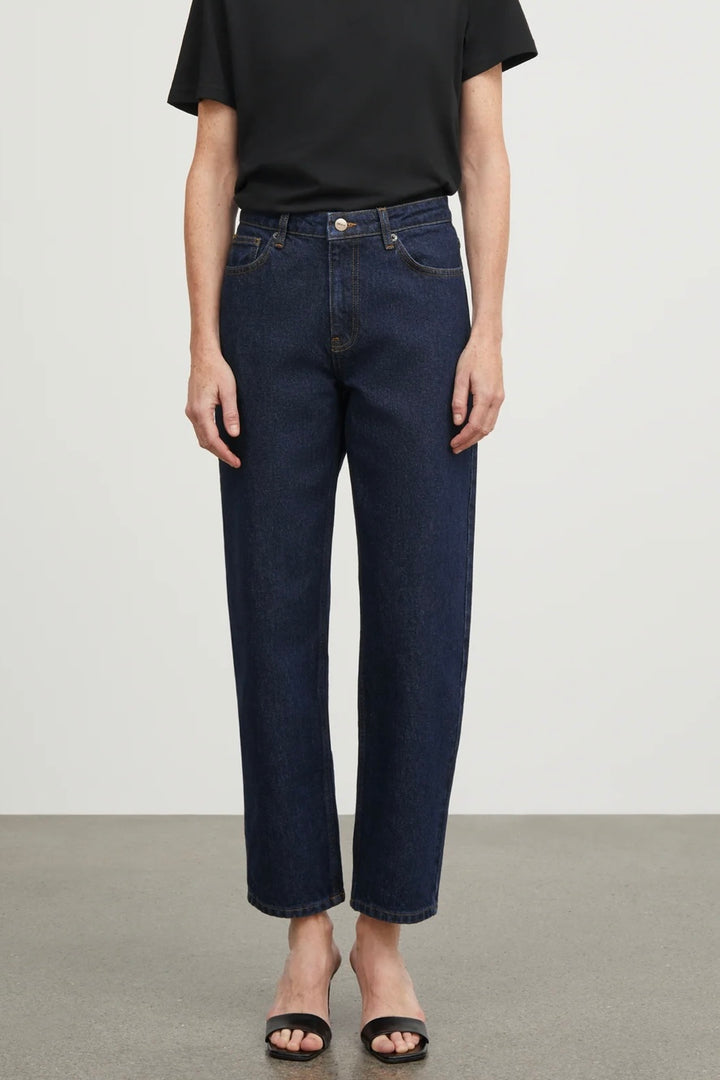 Skall Studio - Allison cropped jeans indigo blue