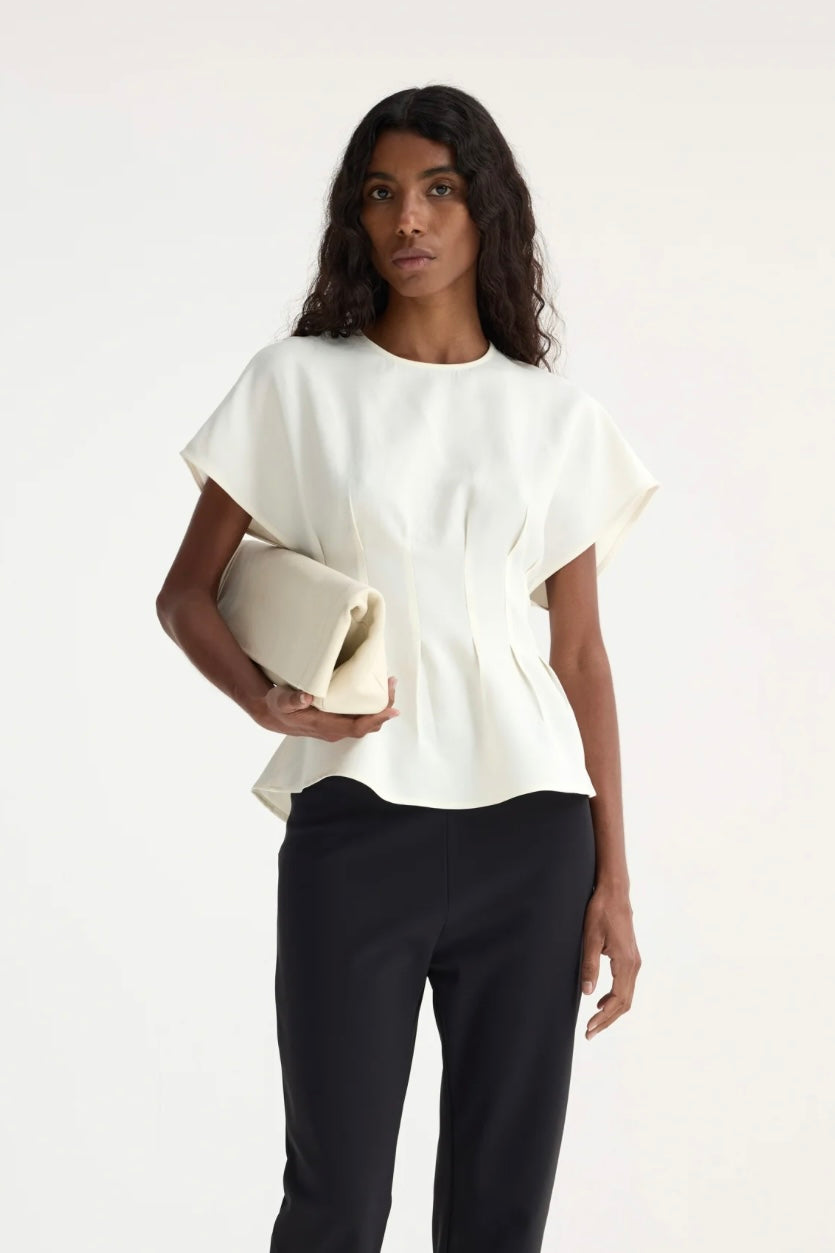 Róhe - Sculptural waisted top