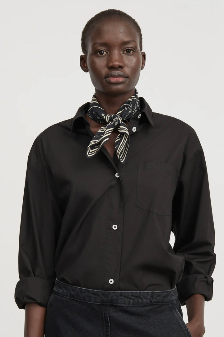 Skall Studio - Classic Scarf Black Oatmeal