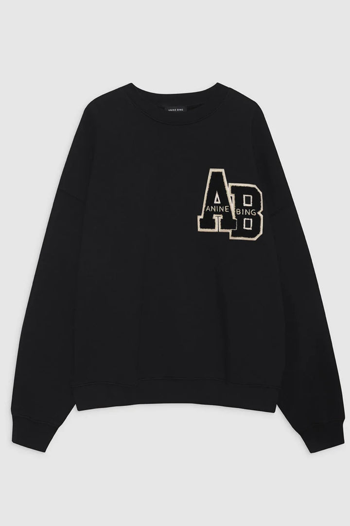 Anine Bing - Miles Oversized Sweatshirt Letterman black