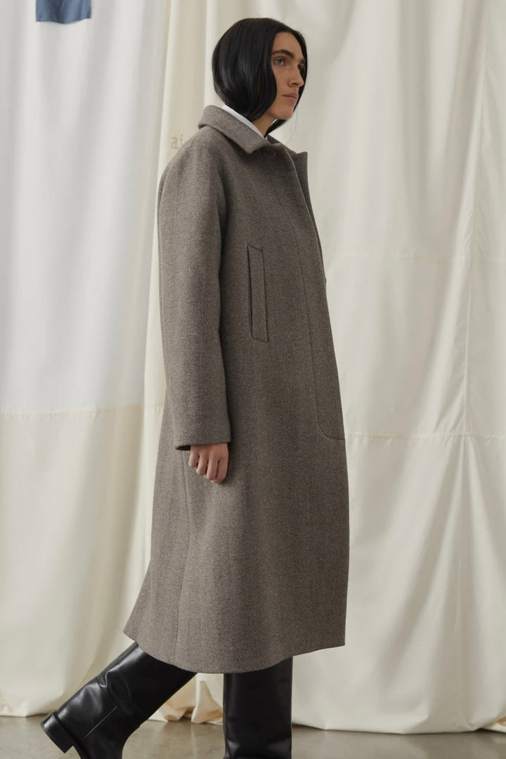 Aiayu - Noah Coat Herringbone