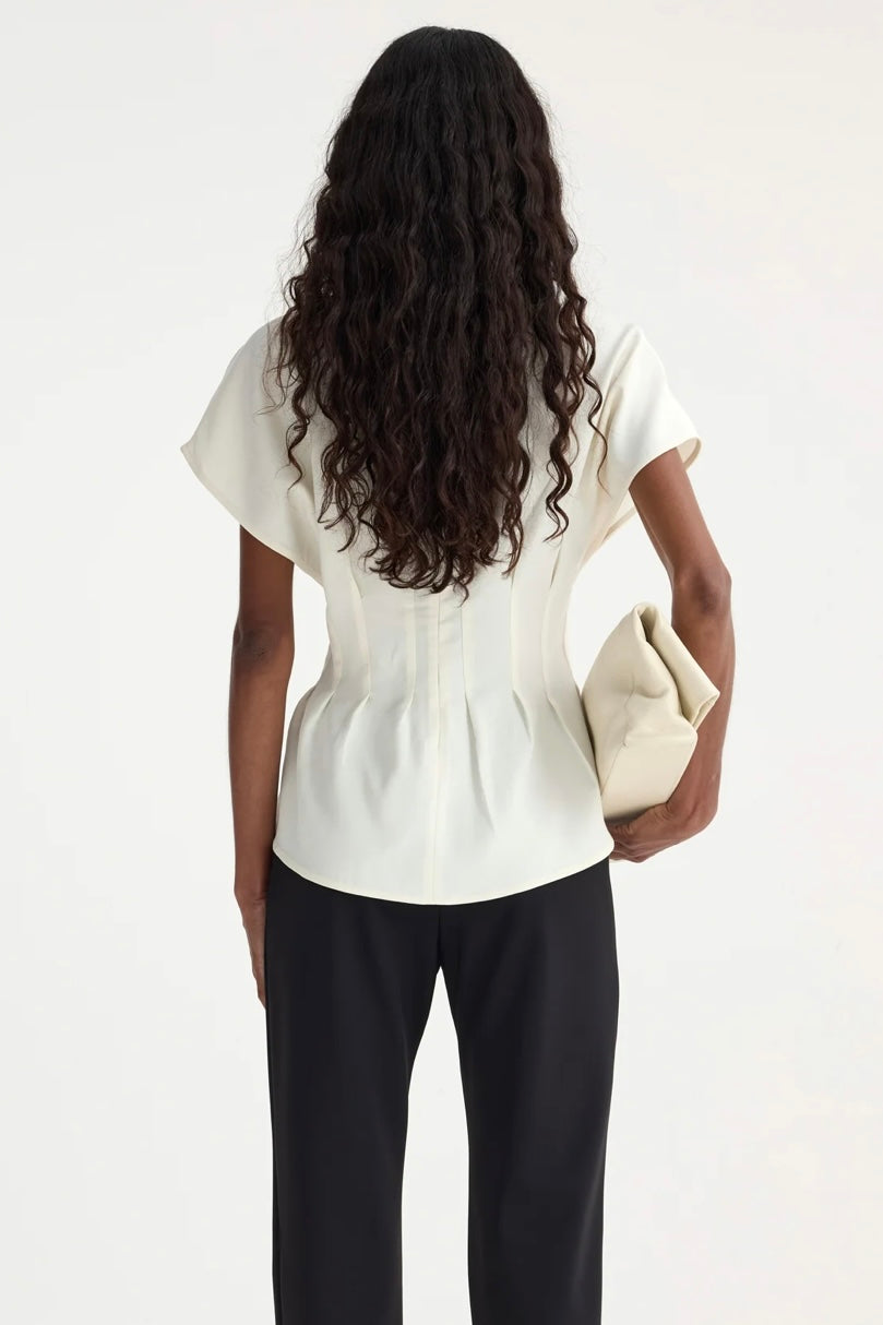 Róhe - Sculptural waisted top