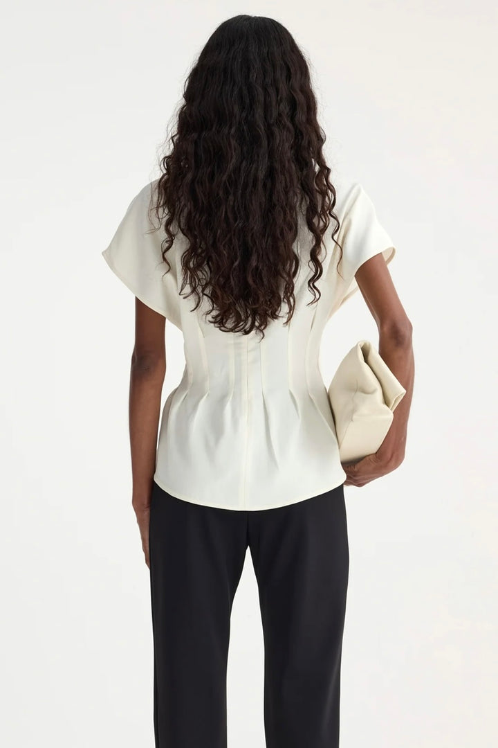 Róhe - Sculptural waisted top