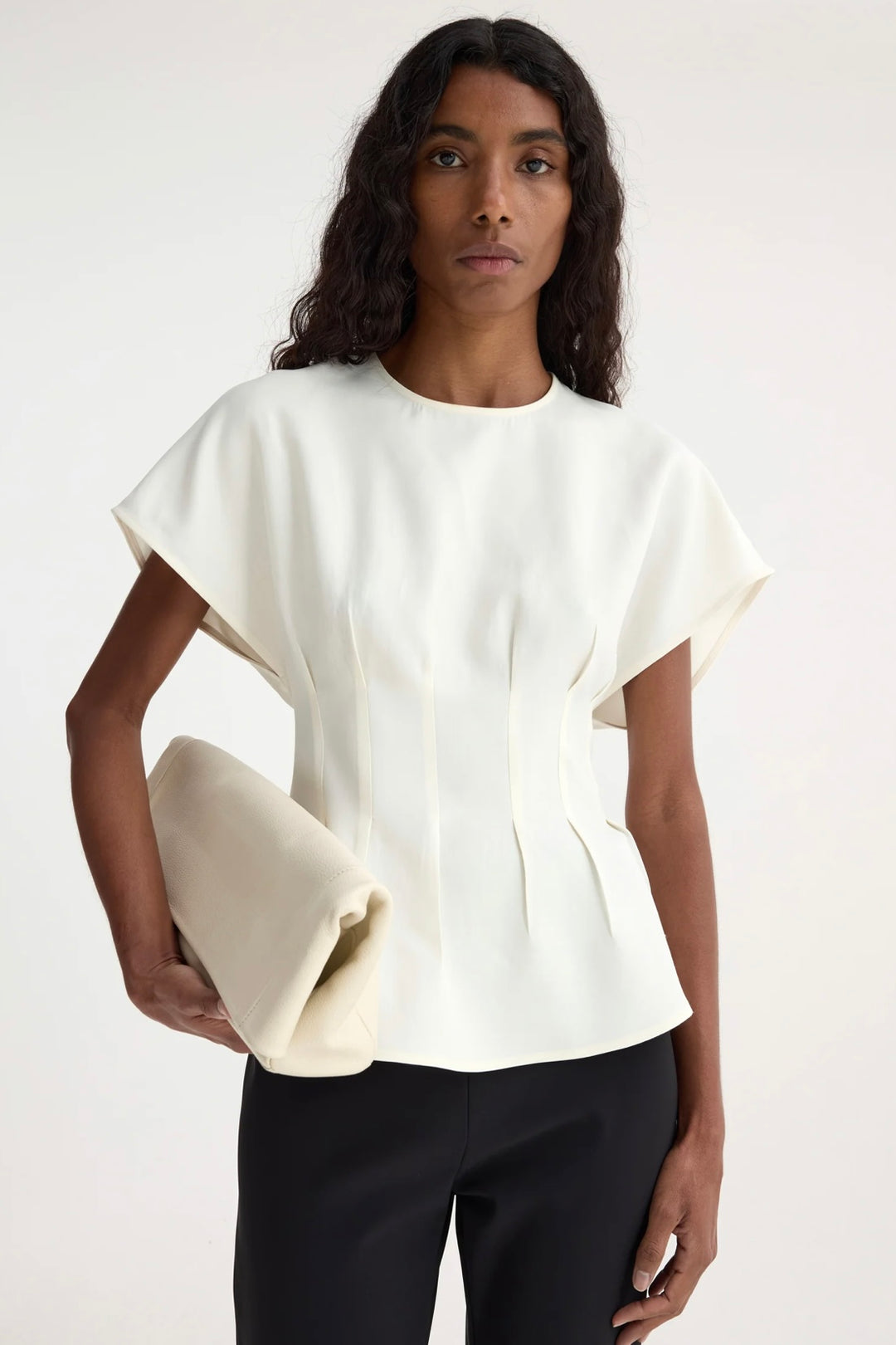 Róhe - Sculptural waisted top