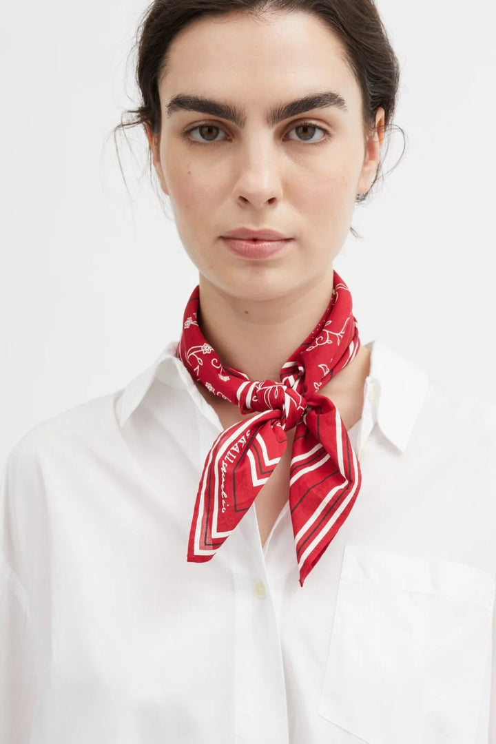 Skall Studio - Classic Scarf Aurora Red