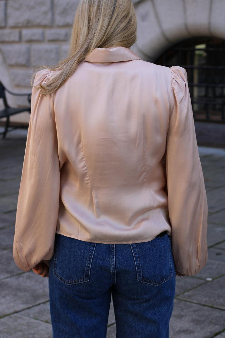 ByTimo - Crepe Satin Ruffle Blouse