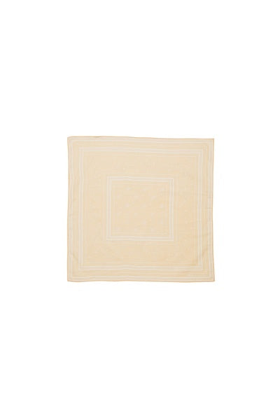 Skall Studio - Classic scarf Light peach/white