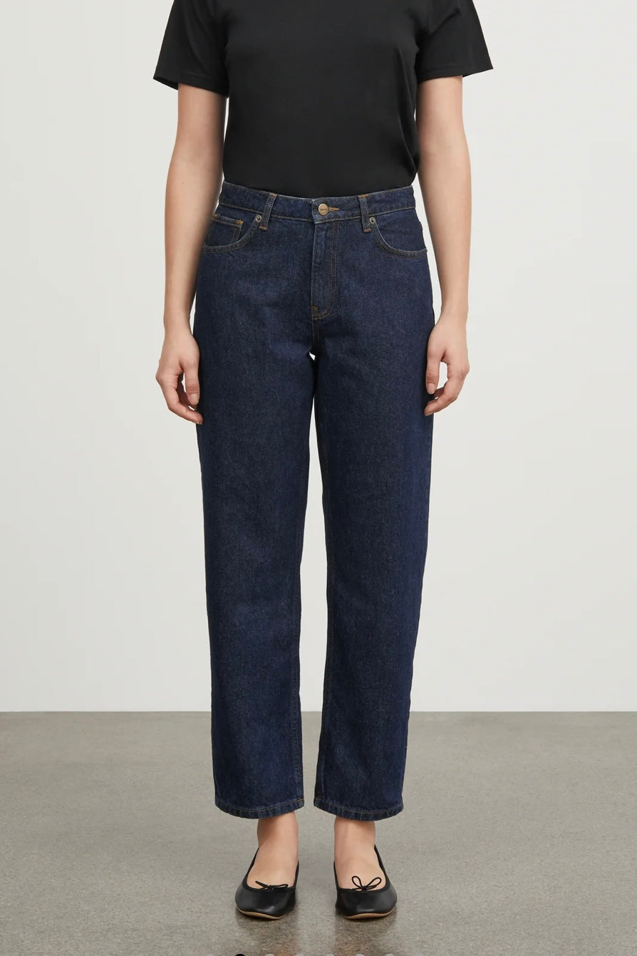 Skall Studio - Allison cropped jeans indigo blue