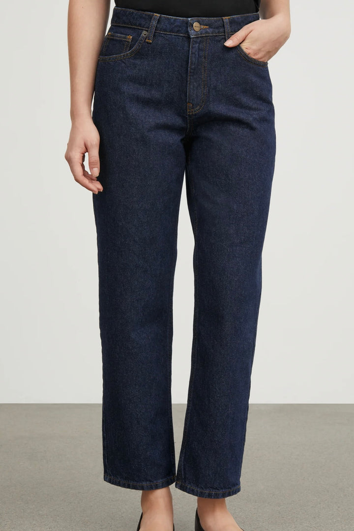 Skall Studio - Allison cropped jeans indigo blue