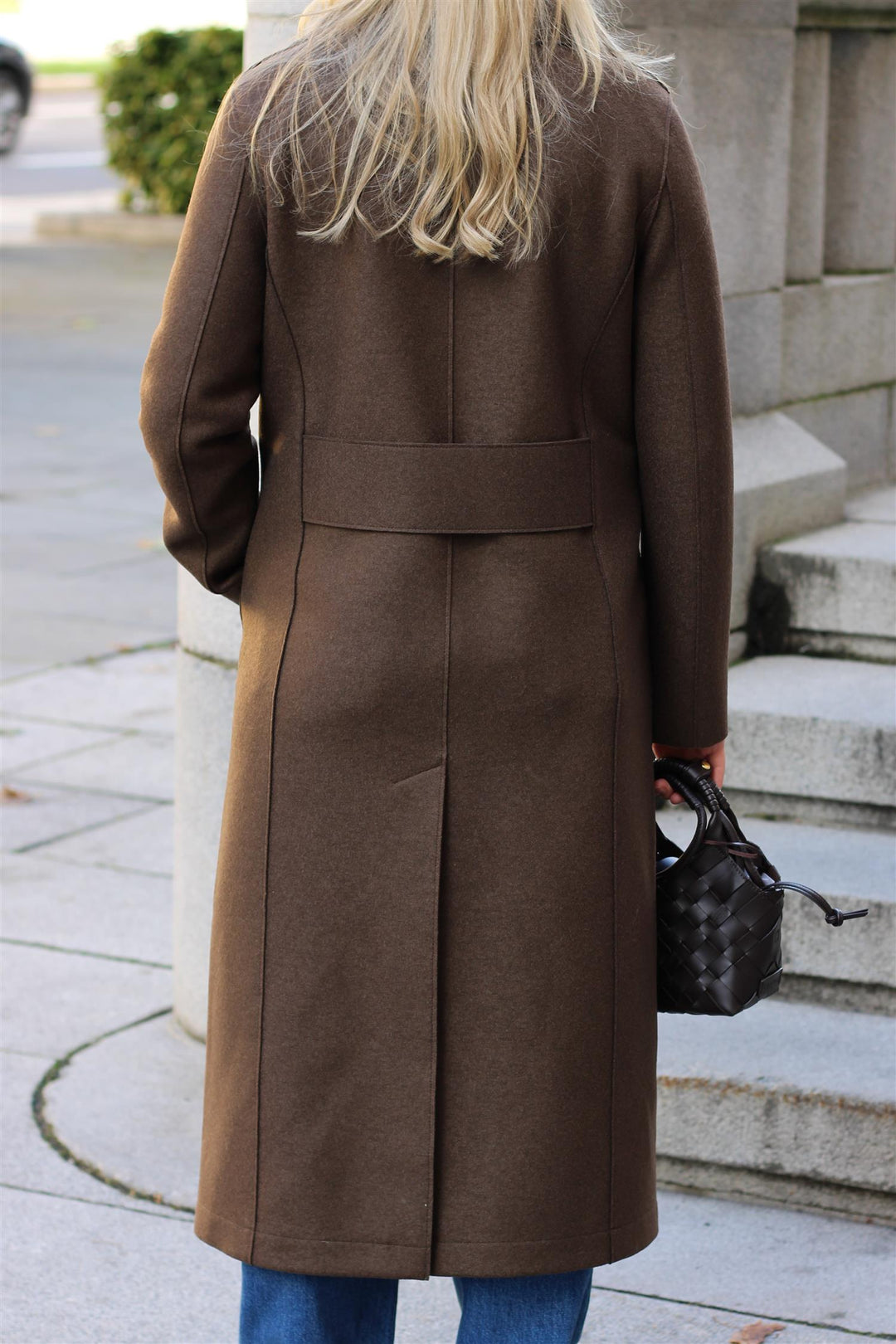 Harris Wharf - Women military coat pressed wool