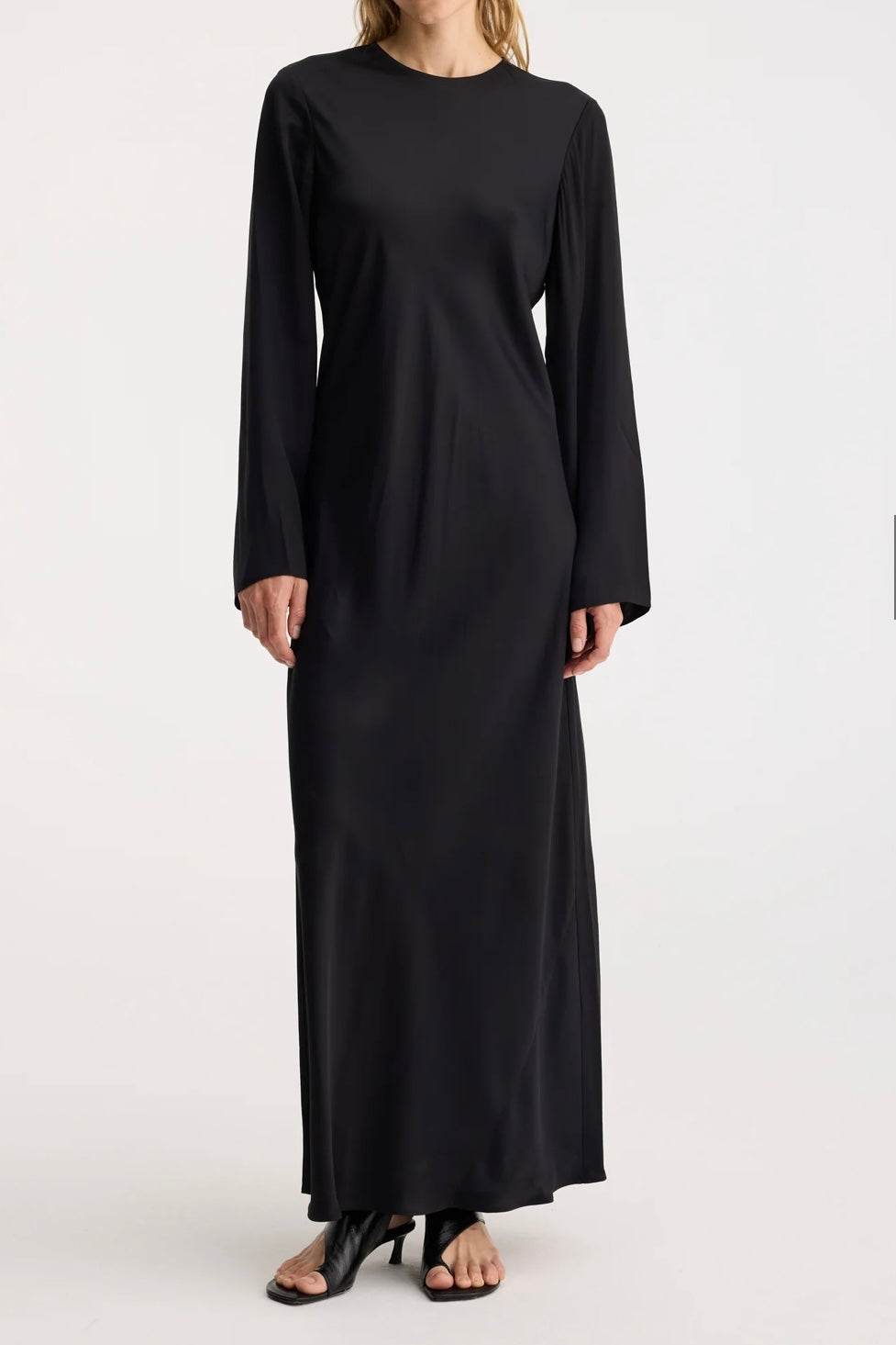 Róhe - Minimal Wide Sleeved Satin Dress