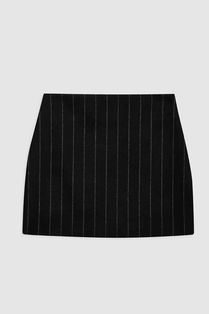 Anine Bing - Tierra Skirt dark grey pinstripe