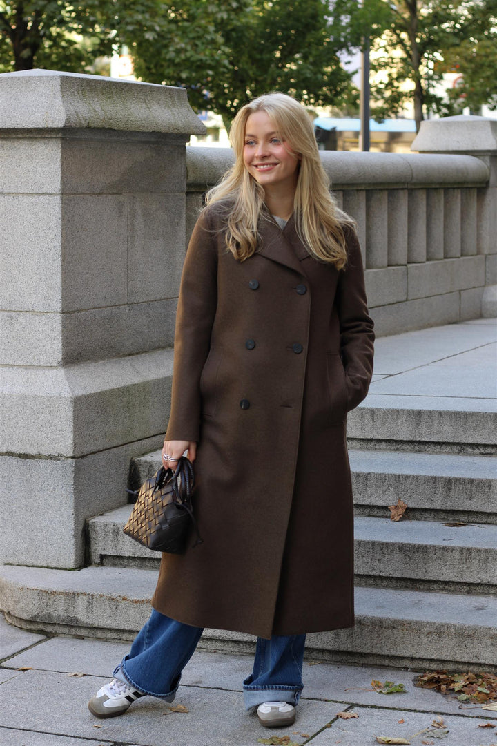 Harris Wharf - Women military coat pressed wool