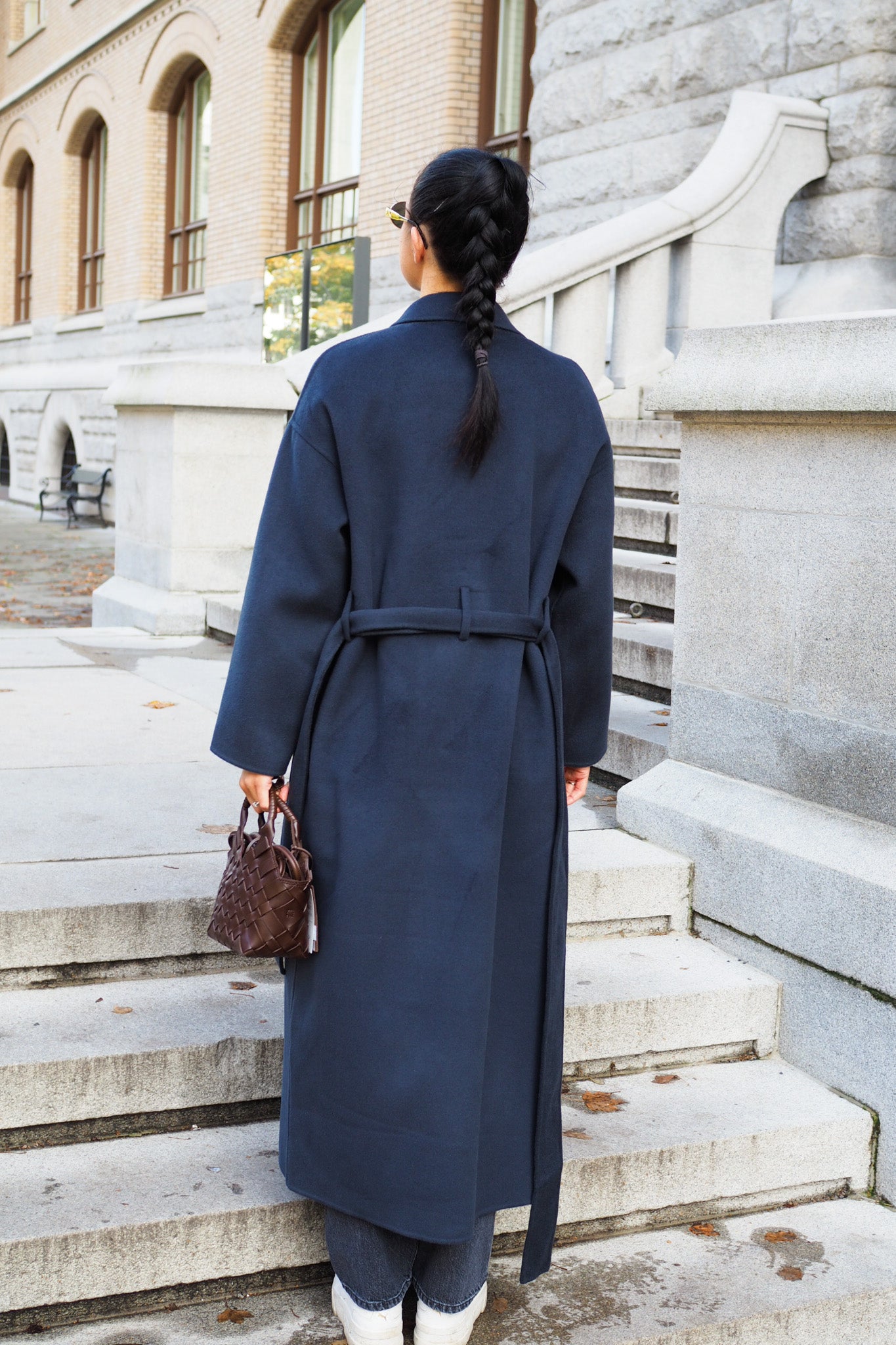 Anine bing hotsell dylan coat navy