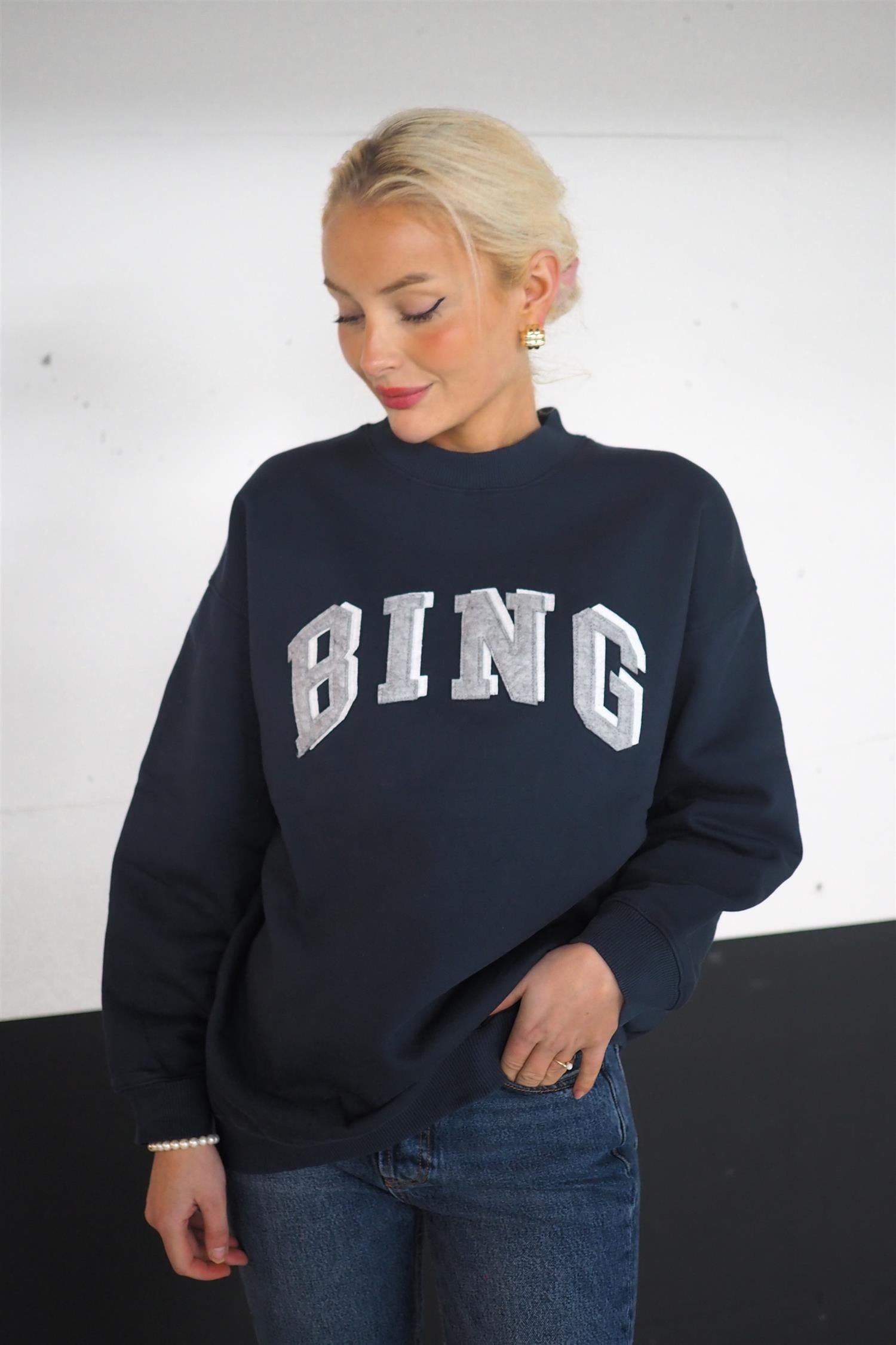 Anine Bing Tyler Sweatshirt Bing Kiman Woman